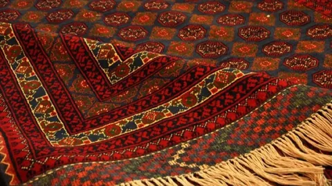 تصویر 2 از قیمت خرید قالیچه دستباف قرمز با فروش عمده